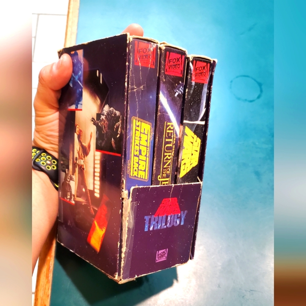 Star wars trilogy VHS cassette tapes